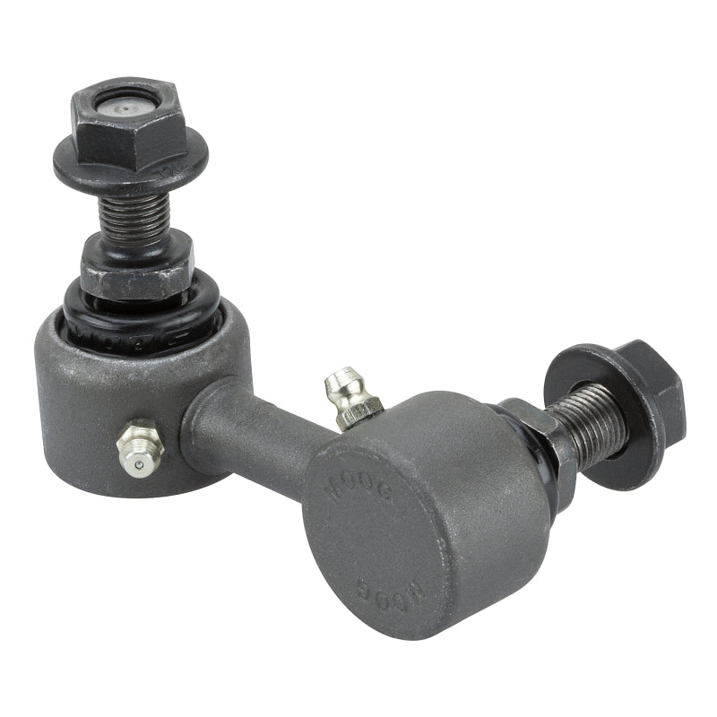 Moog front left sway bar link for Nissan X-Trail 2005-2006, automotive suspension part, close-up view of the sway bar endlink.