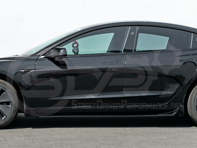 2024-UP TESLA MODEL 3 SIDE SKIRTS ROCKER PANEL GROUND EFFECTS PAIR