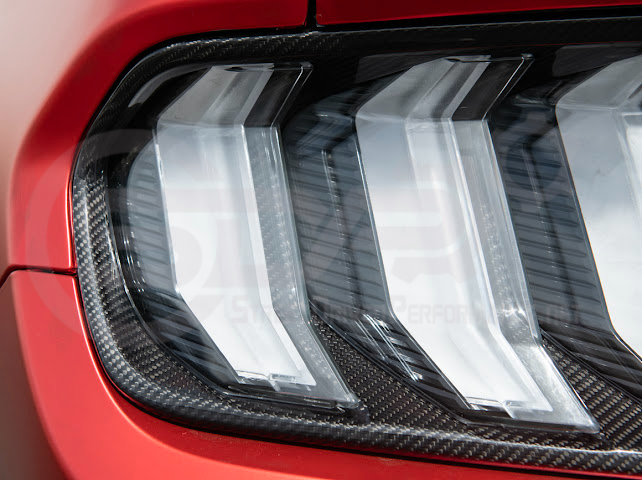 2015-17 FORD MUSTANG | REAR TAIL LIGHT TRIM BEZEL COVER PAIR