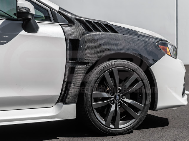 2015-2021 SUBARU WRX / STI | JDM STYLE CARBON FIBER SIDE VENTED FENDERS (PAIR)