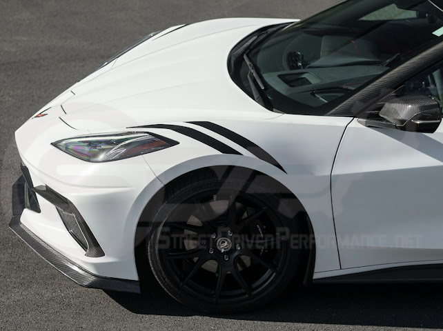 2020-Up Corvette C8 STINGRAY & Z51 | Z06 Z07 Package Front Bumper Lip Splitter Ground Effects
