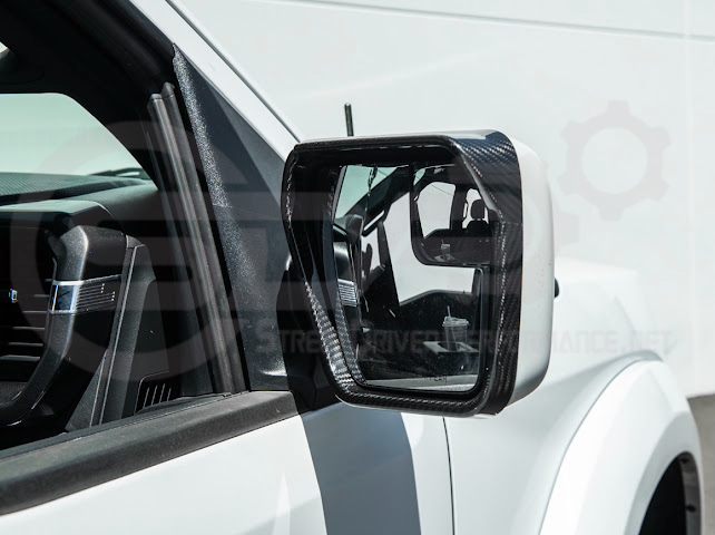 2021-UP FORD F-150 | CARBON FIBER FACTORY STYLE SIDE MIRROR FRAMES PAIR