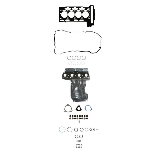 Fel-Pro Mini Cooper HS 26453 PT PermaTorque engine cylinder head gasket set, showing multiple gaskets and sealing components.