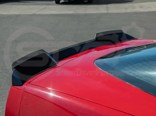 2005-2013 Corvette C6 | ZR1 Extended Style Rear Wing Wickerbill Spoiler (Matte or Gloss Black)