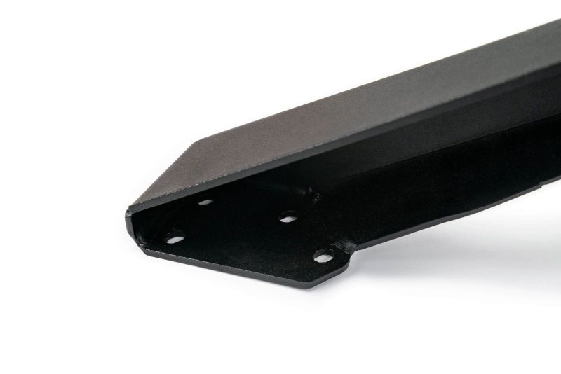 Steel DV8 Offroad bull bar add-on for Ford Bronco bumpers with integrated mounting for 13-inch Elite Series light bar.