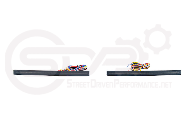 2014-2019 Chevrolet Corvette C7 | Rear Diffuser Smoke or Clear Lens LED Reflector Light Pair