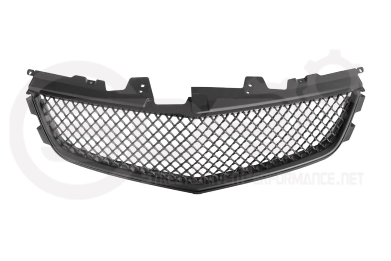 2009-2015 Cadillac CTS-V V2 -  Black front grilles set (blank no emblem)