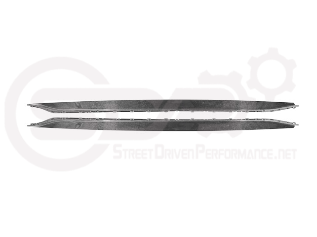 2021-UP BMW G80 M3 SEDAN | 3D STYLE CARBON FIBER ADD-ON SIDE SKIRTS ROCKER PANEL EXTENSION GROUND EFFECTS