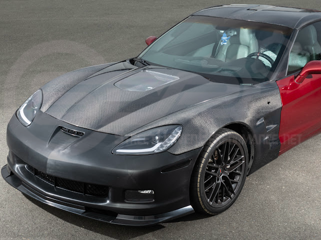 2005-2013 CHEVROLET CORVETTE C6 BASE | C6 ZR1 STYLE PRIMER BLACK FULL FRONT BUMPER CONVERSION KIT