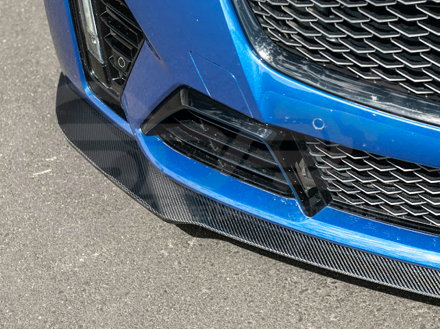 2020-2024 CADILLAC CT5-V BLACKWING SEDAN | FRONT LIP SPLITTER GROUND EFFECTS & WHEEL ARCHES