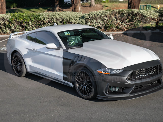 2018-2023 FORD MUSTANG GT500 KR STYLE FRONT SIDE VENTED FENDERS PAIR