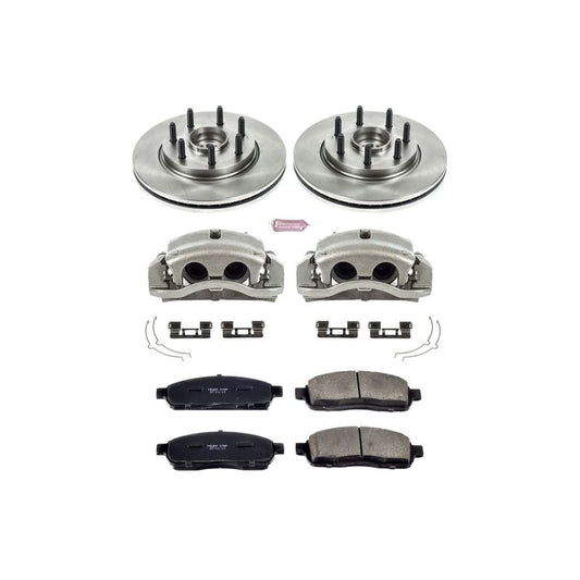 PowerStop OE brake rotors and caliper kit for 2004 Ford F-150 front auto specialty braking system.