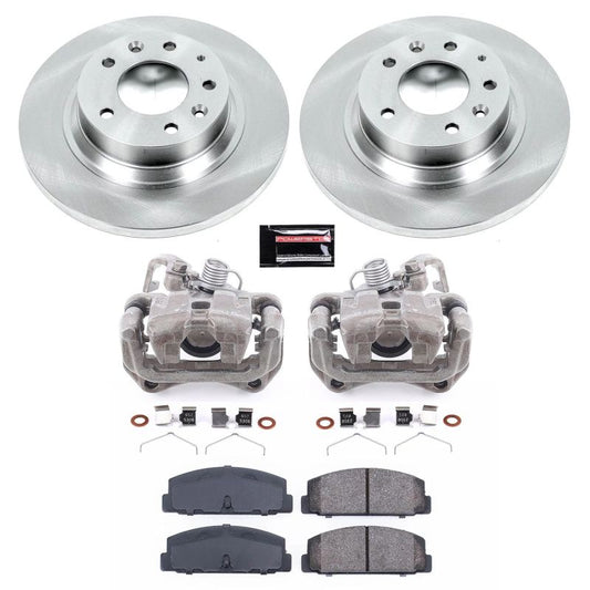 PowerStop rear brake kit for Mazda 6 (2003-2005) with calipers, OE-style brake components for reliable stopping power.