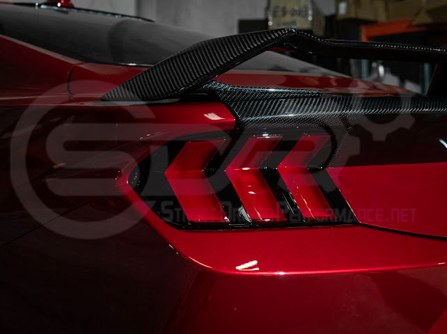 2024-Up Ford Mustang S650 | EURO Style Sequential Signal LED Clear Lenses Rear Taillights Pair
