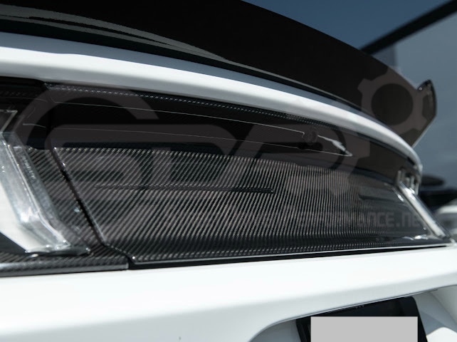 2018-2023 FORD MUSTANG S550 | CARBON FIBER FACTORY STYLE REAR TRUNK DECK LID APPLIQUE PANEL COVER
