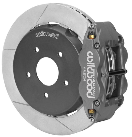 Wilwood Narrow Superlite 4R/ST rear big brake kit with 13-inch rotors installed on a Chevrolet Corvette C5/C6.
