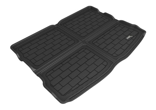 Black 3D MAXpider cargo liner for 2021 Mercedes-Benz GLA-Class, rubber floor mat with textured surface and raised edges.