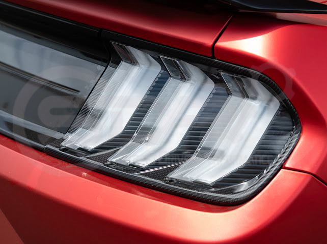 2015-17 FORD MUSTANG | REAR TAIL LIGHT TRIM BEZEL COVER PAIR