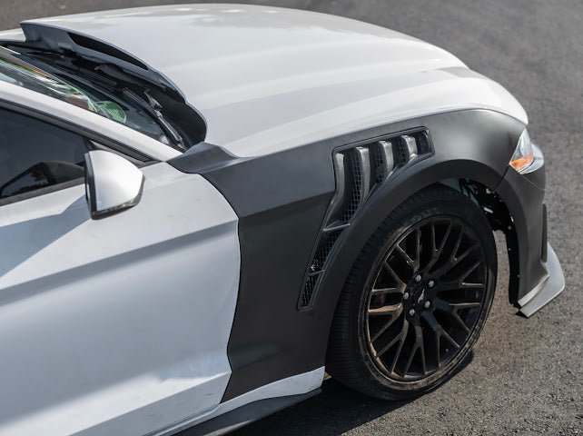2018-2023 FORD MUSTANG | GT350 STYLE FRONT SIDE VENTED FENDERS