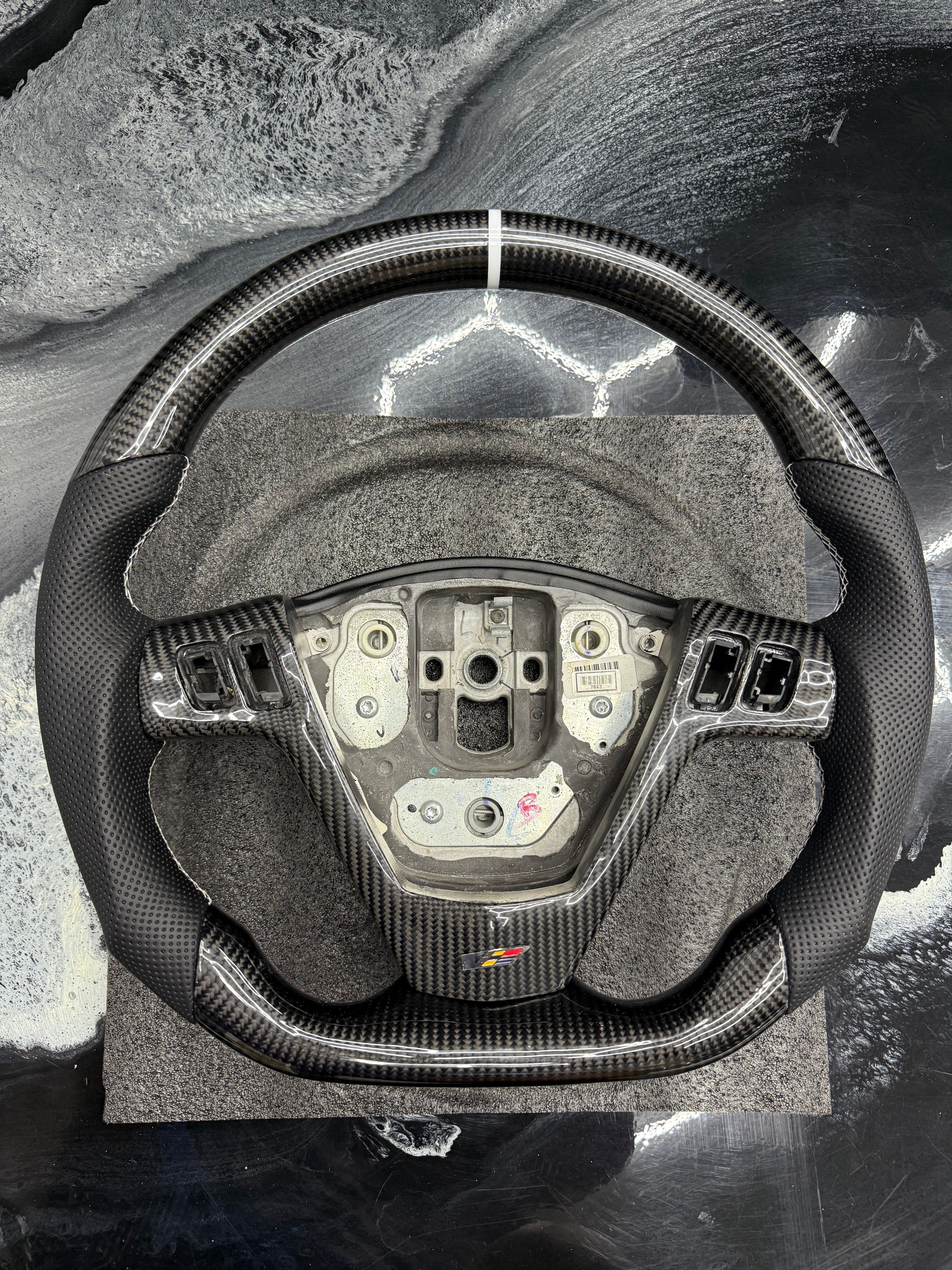 2003 - 2008 Cadillac CTS, CTS-V V1 Carbon Fiber Steering Wheels (IN STOCK NO WAIT TIMES)