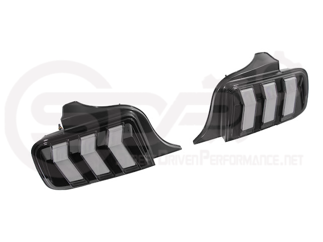 2005-2009 Ford Mustang S197 | S650 EURO Sequential Signal LED SMOKE Rear Taillights Pair