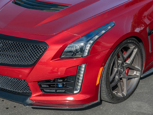 2016+ Cadillac CTS-V V3 - Front Lip Splitter Ground Effects