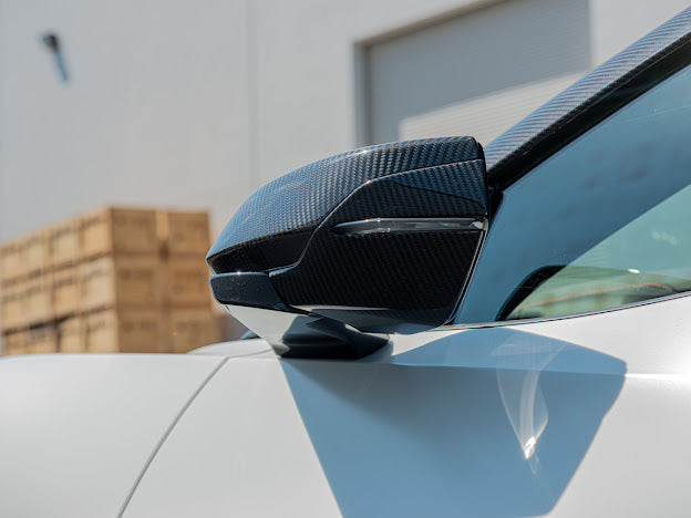 2020+ CORVETTE C8 | CARBON FIBER UPPPER AND / OR LOWER MIRROR COVERS