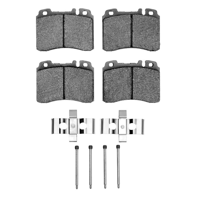 R1 Concepts Mercedes-Benz 300CE front ceramic brake pads and hardware kit, OE quality for R1 90-95 models.