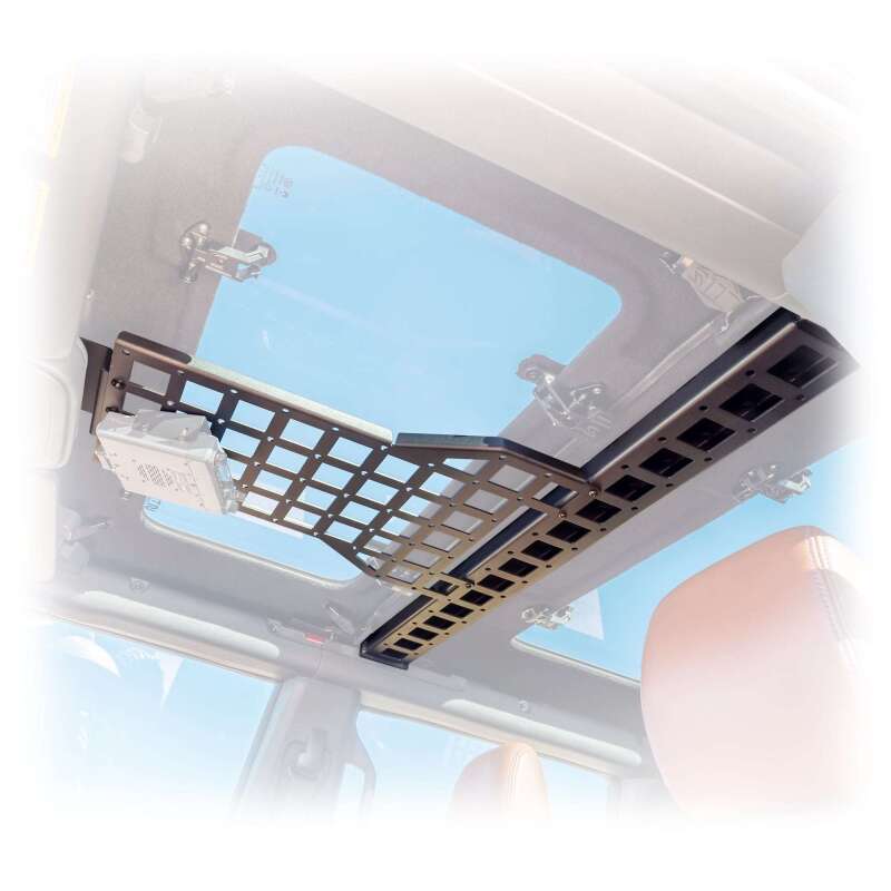 Turn Offroad Ford Bronco cage brace with Molle pattern and center mount, designed for off-road utility and gear organization.