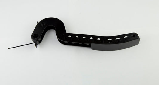 Wilwood pedal gas floor mount pedal for vehicle throttle control, featuring durable construction and a sleek design.