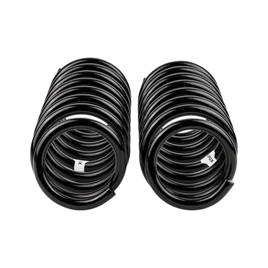 Old Man Emu ARB/OEM coilover front coil spring for LC RJ70 vehicle, showcasing the durable coil spring design.