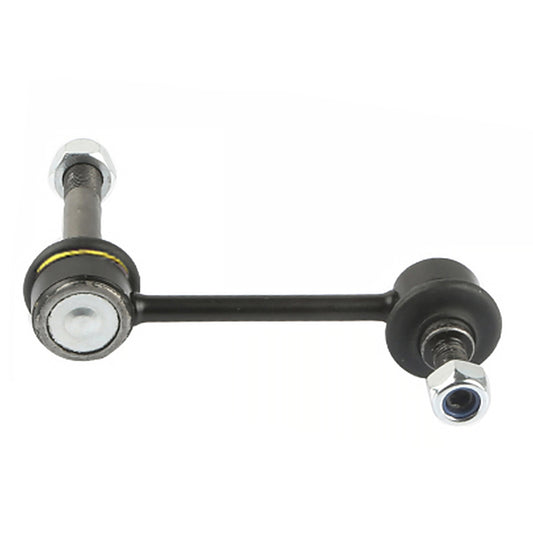 Moog Lexus IS300 front sway bar endlink, automotive suspension component with metal links and bushings, for vehicle stability.