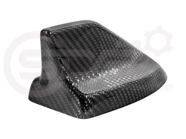 2024-Up Ford Mustang S650 | Carbon Fiber Tape-On Roof Shark Fin Antenna Cover