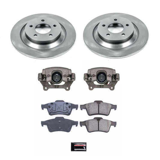 PowerStop rear brake kit for Mazda 5 2006-2007, includes calipers and OE-style brake components for reliable stopping power.