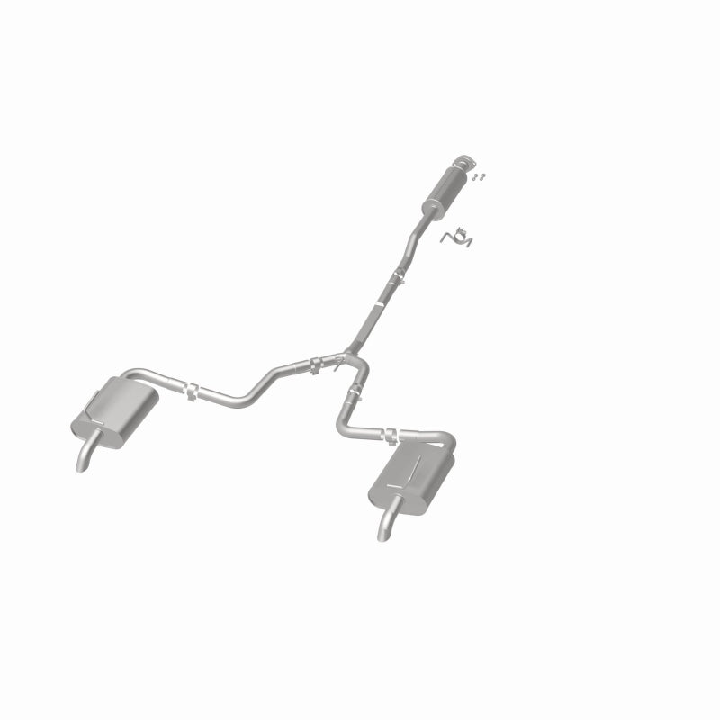 Magnaflow catback exhaust kit for Nissan Altima 2.5L 2019-2025, direct-fit replacement with polished exhaust pipes and muffler