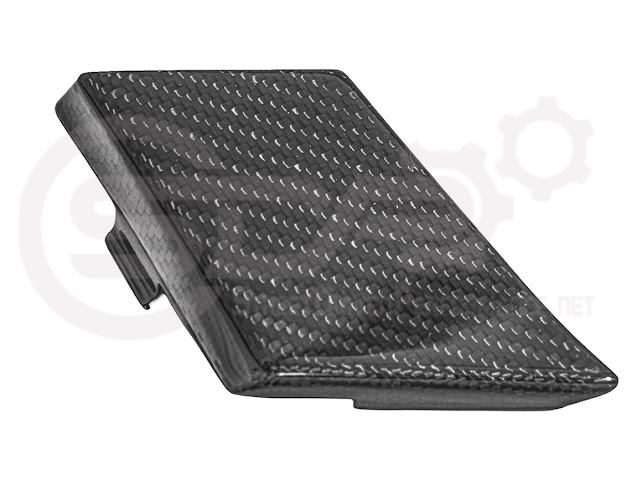 2023-Up Corvette C8 Z06 | Factory Style CARBON FIBER Front Grille License Holder Tow Trim