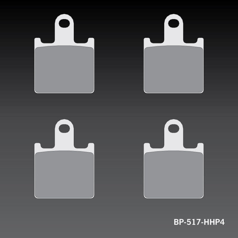 Renthal RC-1 racing brake pads for Kawasaki ZX600, ZX1400, and ZG1400 front motorcycle braking system.