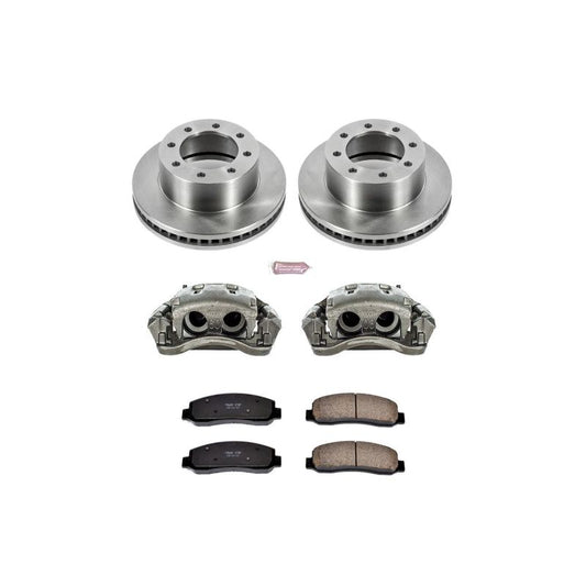 PowerStop OE brake calipers for 2011 Ford F-350 Super Duty front Autospecialty kit with calipers and hardware.