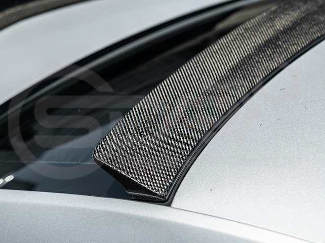 2013-2018 Cadillac ATS ATS-V Sedan | Carbon Fiber Rear Roof Top Window Spoiler Wing