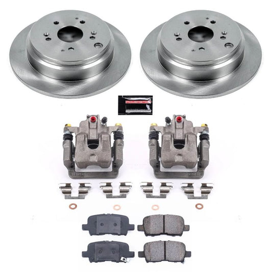 PowerStop rear brake kit with calipers for 2002-2004 Honda Odyssey, OE-style Autospecialty brake system components