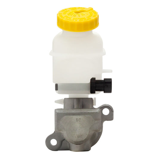 DFC Dodge Neon brake master cylinder for 2000-2005 models, showing the metal component with mounting points and fluid inlet ports.