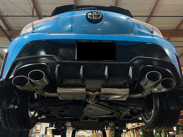 2019-PRESENT TOYOTA COROLLA HATCHBACK QUAD TIPS CAT BACK EXHAUST