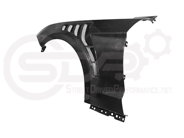 2018-2023 Ford Mustang S550 | GT500 Style Carbon Fiber Front Side Vented Fenders PAIR