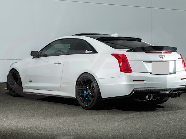 2013-2018 Cadillac ATS ATS-V Coupe | Carbon Fiber Rear Roof Top Window Spoiler Wing
