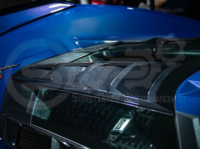2020+ CORVETTE C8 ALL MODELS | ZR1 STYLE CARBON FLASH REAR WINDOW HATCH VENT LOUVER COVER