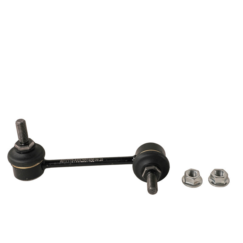 Moog rear left sway bar endlink kit for Honda CR-V 1997-2001, shown with metal components and rubber bushings.