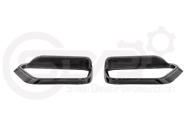 2021-UP FORD F-150 | CARBON FIBER FACTORY STYLE SIDE MIRROR FRAMES PAIR