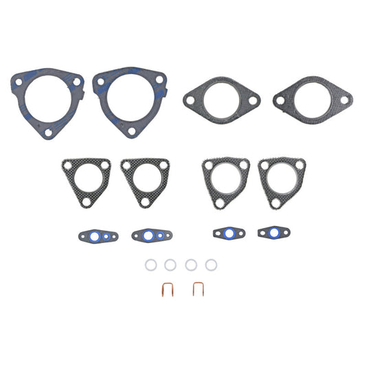 Fel-Pro Ford Explorer turbocharger mounting gasket set showing gaskets and seals for engine installation.