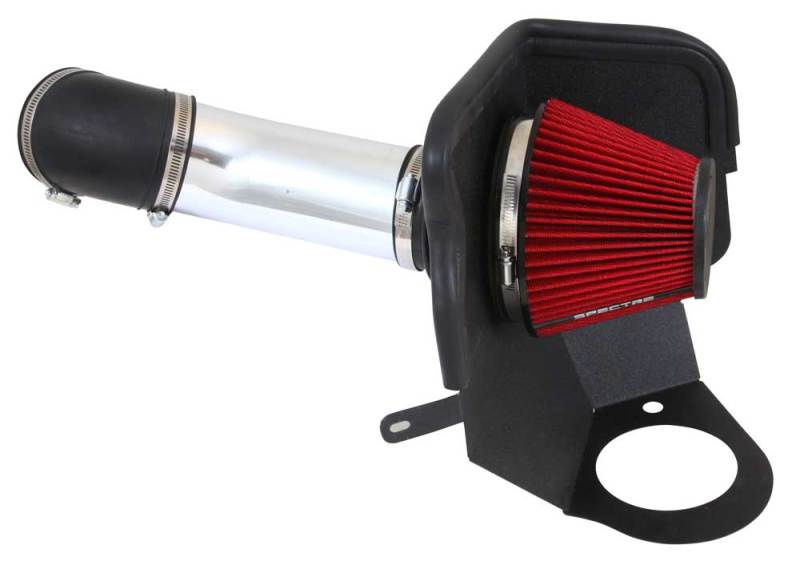 Spectre cold air intake kit for Jeep Cherokee V6-3.2L 2014-2016, showing the black intake tube and filter assembly.