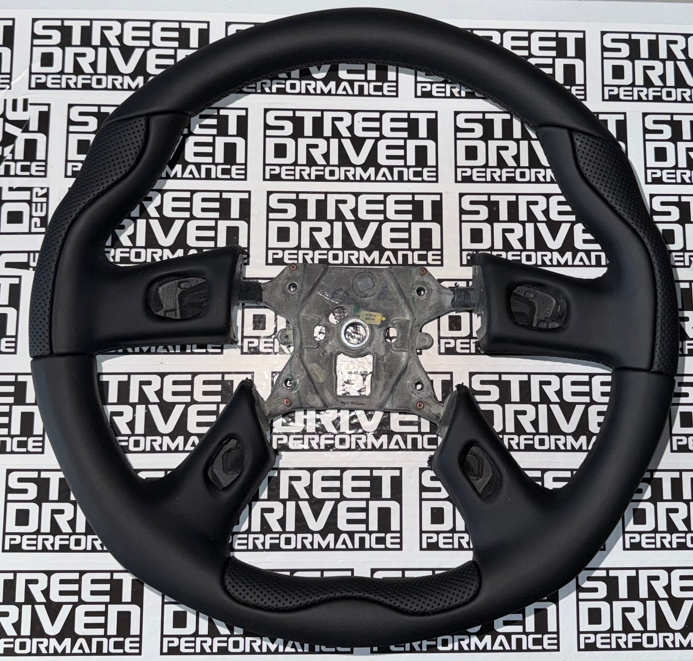 2003 - 2008 TBSS Trailblazer, Chevrolet Silverado / GMC Sierra (1500, 2500, & 3500) & H2 Hummer - Carbon Fiber / Leather Steering Wheels (IN STOCK READY TO SHIP)